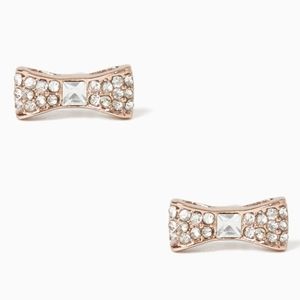 Kate spade Women's Ready Set Bow Pave Bow Studs